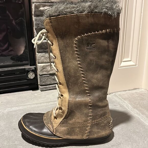 Sorel Cate The Great Curry Biscotti Winter Boot - Picture 5 of 13